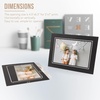 image:imageGolden State Art Pack Of 25 5X7 Paper Picture Frames With Easel Photo Frame Cards Diy Cardboard Black Silver LiningBlackSilver Lining