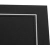 image:imageGolden State Art Pack Of 25 5X7 Paper Picture Frames With Easel Photo Frame Cards Diy Cardboard Black Silver LiningBlackSilver Lining