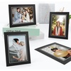 image:imageGolden State Art Pack Of 25 5X7 Paper Picture Frames With Easel Photo Frame Cards Diy Cardboard Black Silver LiningBlackSilver Lining