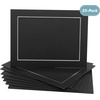 image:imageGolden State Art Pack Of 25 5X7 Paper Picture Frames With Easel Photo Frame Cards Diy Cardboard Black Silver LiningBlackSilver Lining
