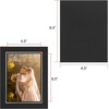 image:imageGolden State Art Pack Of 25 5X7 Paper Picture Frames With Easel Photo Frame Cards Diy Cardboard Black Silver LiningBlackSilver Lining