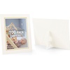 image:imageGolden State Art Pack Of 25 5X7 Paper Picture Frames With Easel Photo Frame Cards Diy Cardboard Black Silver LiningIvoryGold Lining
