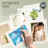 image:imageGolden State Art Pack Of 25 5X7 Paper Picture Frames With Easel Photo Frame Cards Diy Cardboard Black Silver LiningIvoryGold Lining
