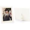 image:imageGolden State Art Pack Of 25 5X7 Paper Picture Frames With Easel Photo Frame Cards Diy Cardboard Black Silver LiningIvoryGold Lining