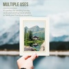 image:imageGolden State Art Pack Of 25 5X7 Paper Picture Frames With Easel Photo Frame Cards Diy Cardboard Black Silver LiningIvoryGold Lining