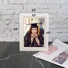 image:imageGolden State Art Pack Of 25 5X7 Paper Picture Frames With Easel Photo Frame Cards Diy Cardboard Black Silver LiningIvoryGold Lining