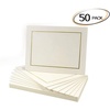 image:imageGolden State Art Pack Of 25 5X7 Paper Picture Frames With Easel Photo Frame Cards Diy Cardboard Black Silver LiningIvoryGold Lining