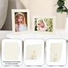 image:imageGolden State Art Pack Of 25 5X7 Paper Picture Frames With Easel Photo Frame Cards Diy Cardboard Black Silver LiningIvoryGold Lining