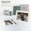image:imageGolden State Art Pack Of 25 5X7 Paper Picture Frames With Easel Photo Frame Cards Diy Cardboard Black Silver LiningIvoryGold Lining