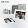image:imageGolden State Art Pack Of 25 5X7 Paper Picture Frames With Easel Photo Frame Cards Diy Cardboard Black Silver LiningIvoryGold Lining