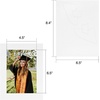 image:imageGolden State Art Pack Of 25 5X7 Paper Picture Frames With Easel Photo Frame Cards Diy Cardboard Black Silver LiningWhite