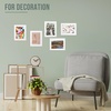 image:imageGolden State Art Pack Of 25 5X7 Paper Picture Frames With Easel Photo Frame Cards Diy Cardboard Black Silver LiningWhite