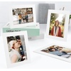 image:imageGolden State Art Pack Of 25 5X7 Paper Picture Frames With Easel Photo Frame Cards Diy Cardboard Black Silver LiningWhite