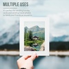 image:imageGolden State Art Pack Of 25 5X7 Paper Picture Frames With Easel Photo Frame Cards Diy Cardboard Black Silver LiningWhite