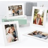 image:imageGolden State Art Pack Of 25 5X7 Paper Picture Frames With Easel Photo Frame Cards Diy Cardboard Black Silver LiningWhite