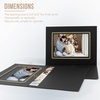image:imageGolden State Art Pack of 100 4x6 Photo Folders Black with Gold Lining All Occasions  Cardboard Picture Frame Paper Photo Frame Cards GreetingsInvitation Cards Special Events Graduation Christmas WeddingBlack with Gold Lining