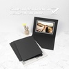 image:imageGolden State Art Pack of 100 4x6 Photo Folders Black with Gold Lining All Occasions  Cardboard Picture Frame Paper Photo Frame Cards GreetingsInvitation Cards Special Events Graduation Christmas WeddingBlack With Silver Lining