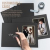 image:imageGolden State Art Pack of 100 4x6 Photo Folders Black with Gold Lining All Occasions  Cardboard Picture Frame Paper Photo Frame Cards GreetingsInvitation Cards Special Events Graduation Christmas WeddingBlack with Gold Lining