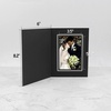 image:imageGolden State Art Pack of 100 4x6 Photo Folders Black with Gold Lining All Occasions  Cardboard Picture Frame Paper Photo Frame Cards GreetingsInvitation Cards Special Events Graduation Christmas WeddingBlack With Silver Lining