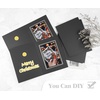 image:imageGolden State Art Pack of 100 4x6 Photo Folders Black with Gold Lining All Occasions  Cardboard Picture Frame Paper Photo Frame Cards GreetingsInvitation Cards Special Events Graduation Christmas WeddingBlack With Silver Lining