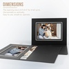 image:imageGolden State Art Pack of 100 4x6 Photo Folders Black with Gold Lining All Occasions  Cardboard Picture Frame Paper Photo Frame Cards GreetingsInvitation Cards Special Events Graduation Christmas WeddingBlack With Silver Lining