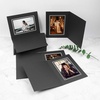 image:imageGolden State Art Pack of 100 4x6 Photo Folders Black with Gold Lining All Occasions  Cardboard Picture Frame Paper Photo Frame Cards GreetingsInvitation Cards Special Events Graduation Christmas WeddingBlack With Silver Lining