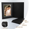 image:imageGolden State Art Pack of 100 4x6 Photo Folders Black with Gold Lining All Occasions  Cardboard Picture Frame Paper Photo Frame Cards GreetingsInvitation Cards Special Events Graduation Christmas WeddingBlack With Silver Lining