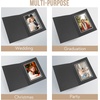 image:imageGolden State Art Pack of 100 4x6 Photo Folders Black with Gold Lining All Occasions  Cardboard Picture Frame Paper Photo Frame Cards GreetingsInvitation Cards Special Events Graduation Christmas WeddingBlack With Silver Lining
