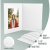 image:imageGolden State Art Pack of 100 4x6 Photo Folders Cardboard Picture Frame Paper Frame Cards GreetingsInvitation Special Events Graduation Christmas Wedding BlackWhite