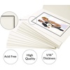 image:imageGolden State Art Pack of 100 4x6 Photo Folders Cardboard Picture Frame Paper Frame Cards GreetingsInvitation Special Events Graduation Christmas Wedding White with Black LiningIvoryBlack Lining