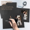 image:imageGolden State Art Pack of 100 4x6 Photo Folders Cardboard Picture Frame Paper Frame Cards GreetingsInvitation Special Events Graduation Christmas Wedding BlackBlack