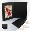 image:imageGolden State Art Pack of 100 4x6 Photo Folders Cardboard Picture Frame Paper Frame Cards GreetingsInvitation Special Events Graduation Christmas Wedding BlackBlack
