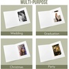 image:imageGolden State Art Pack of 100 4x6 Photo Folders Cardboard Picture Frame Paper Frame Cards GreetingsInvitation Special Events Graduation Christmas Wedding BlackWhite
