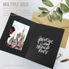 image:imageGolden State Art Pack of 100 4x6 Photo Folders Cardboard Picture Frame Paper Frame Cards GreetingsInvitation Special Events Graduation Christmas Wedding BlackBlack