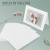 image:imageGolden State Art Pack of 100 4x6 Photo Folders Cardboard Picture Frame Paper Frame Cards GreetingsInvitation Special Events Graduation Christmas Wedding White with Black LiningWhiteBlack Lining