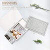 image:imageGolden State Art Pack of 100 4x6 Photo Folders Cardboard Picture Frame Paper Frame Cards GreetingsInvitation Special Events Graduation Christmas Wedding GreyGray