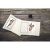 image:imageGolden State Art Pack of 100 4x6 Photo Folders Cardboard Picture Frame Paper Frame Cards GreetingsInvitation Special Events Graduation Christmas Wedding White with Black LiningIvoryBlack Lining