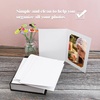 image:imageGolden State Art Pack of 100 4x6 or 5x7 Photo Folders Cardboard Picture Frame Paper Frame Cards GreetingsInvitation Special Events Graduation Christmas WeddingWhitePack of 100