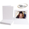 image:imageGolden State Art Pack of 100 4x6 or 5x7 Photo Folders Cardboard Picture Frame Paper Frame Cards GreetingsInvitation Special Events Graduation Christmas WeddingWhite558 x 758