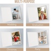 image:imageGolden State Art Pack of 100 5x7 Photo Folders Cardboard Picture Frame Paper Frame Cards GreetingsInvitation Special Events Graduation Christmas Wedding Grey
