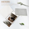 image:imageGolden State Art Pack of 100 5x7 Photo Folders Cardboard Picture Frame Paper Frame Cards GreetingsInvitation Special Events Graduation Christmas Wedding Grey