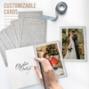 image:imageGolden State Art Pack of 100 5x7 Photo Folders Cardboard Picture Frame Paper Frame Cards GreetingsInvitation Special Events Graduation Christmas Wedding Grey