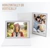 image:imageGolden State Art Pack of 100 5x7 Photo Folders Cardboard Picture Frame Paper Frame Cards GreetingsInvitation Special Events Graduation Christmas Wedding Grey