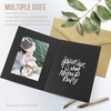 image:imageGolden State Art Pack of 100 5x7 Photo Folders Cardboard Picture Frame Paper Photo Frame Cards GreetingsInvitation Cards Special Events Graduation Christmas WeddingBlackBlack