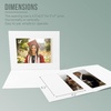 image:imageGolden State Art Pack of 100 5x7 Photo Folders Cardboard Picture Frame Paper Photo Frame Cards GreetingsInvitation Cards Special Events Graduation Christmas WeddingBlackWhite