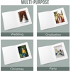 image:imageGolden State Art Pack of 100 5x7 Photo Folders Cardboard Picture Frame Paper Photo Frame Cards GreetingsInvitation Cards Special Events Graduation Christmas WeddingBlackWhite