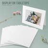 image:imageGolden State Art Pack of 100 5x7 Photo Folders Cardboard Picture Frame Paper Photo Frame Cards GreetingsInvitation Cards Special Events Graduation Christmas WeddingBlackWhite