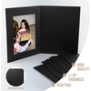 image:imageGolden State Art Pack of 100 5x7 Photo Folders Cardboard Picture Frame Paper Photo Frame Cards GreetingsInvitation Cards Special Events Graduation Christmas WeddingBlackBlack