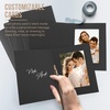 image:imageGolden State Art Pack of 100 5x7 Photo Folders Cardboard Picture Frame Paper Photo Frame Cards GreetingsInvitation Cards Special Events Graduation Christmas WeddingBlackBlack