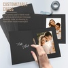 image:imageGolden State Art Pack of 100 5x7 Photo Folders Cardboard Picture Frame Paper Photo Frame Cards GreetingsInvitation Cards Special Events Graduation Christmas WeddingBlackBlack